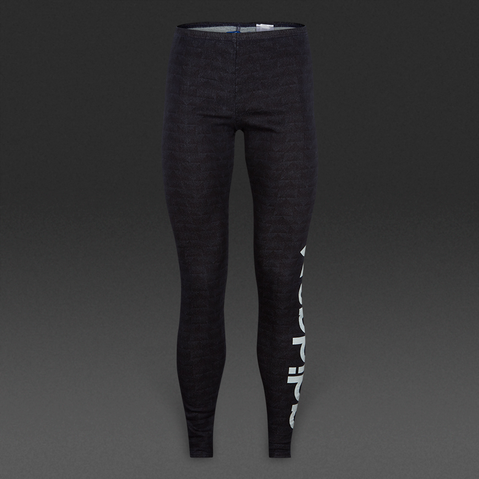 Adidas Originals Track Denim Leggings Rinse Denim for Women